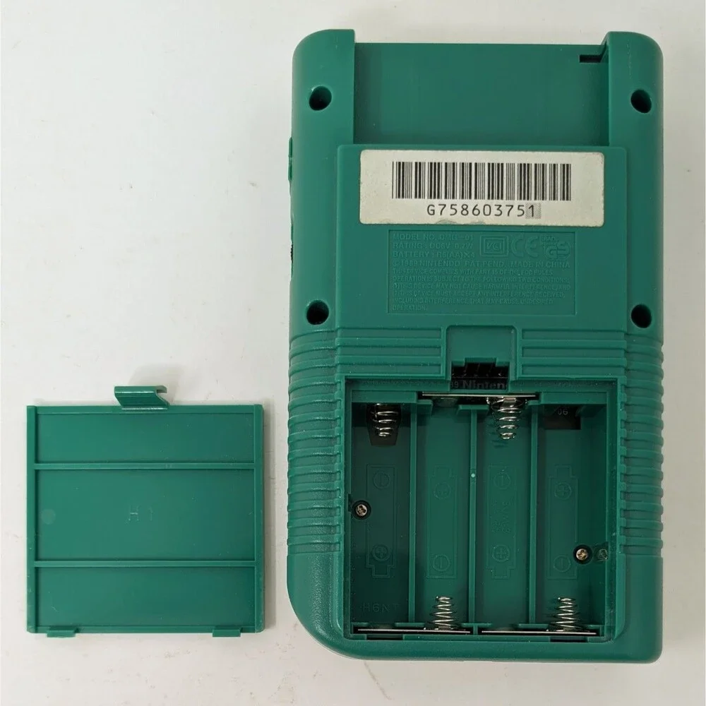 Nintendo Gameboy Green DMG-01 Play It Loud Handheld Console System Very Clean